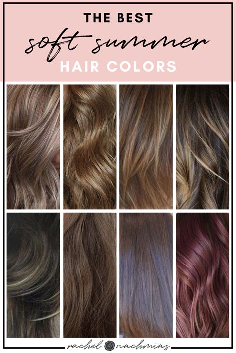 best hair color for soft summer palette